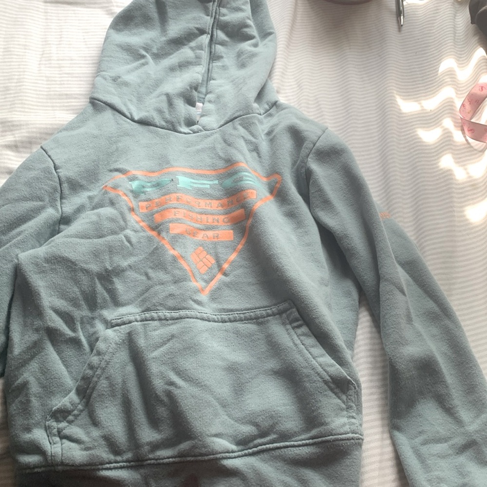 Blue Columbia hoodie size small